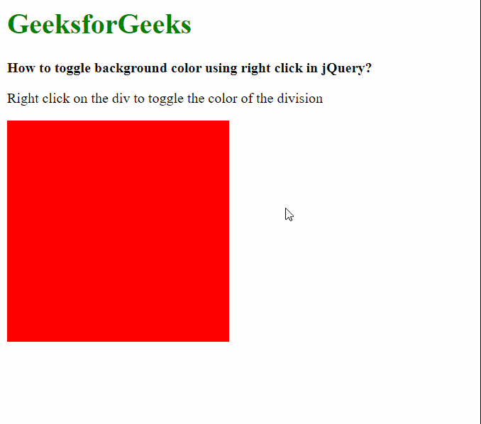 How to Change Background Color Using jQuery Code Example