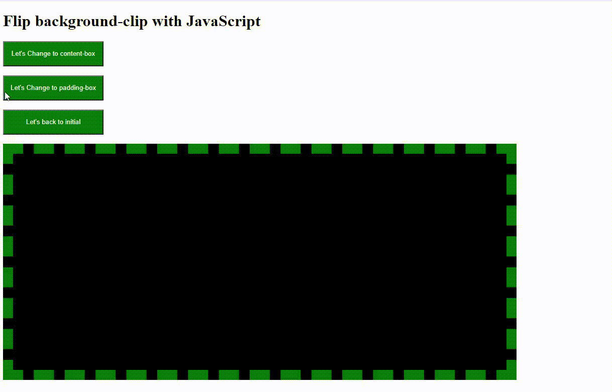 How to define the painting area of the background in CSS?