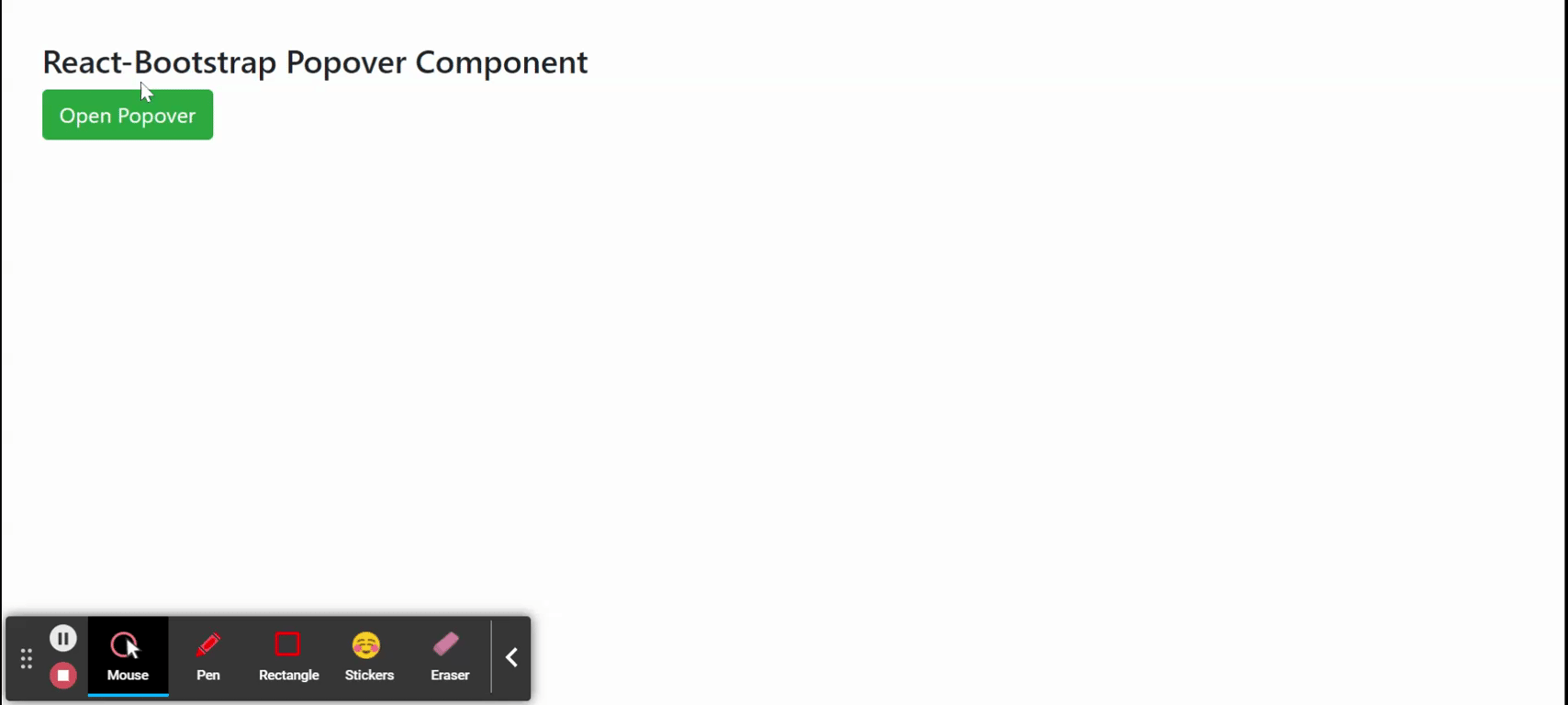 Componente Popover ReactBootstrap Barcelona Geeks