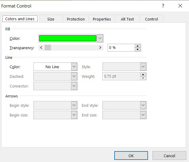 Radio Button in Excel