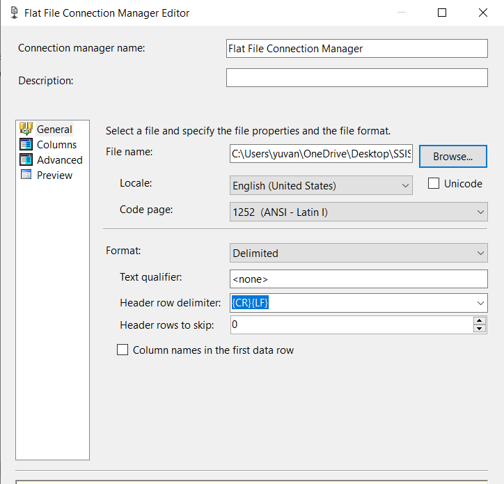 How to Export Data From SQL Server to Flat File in SSIS?