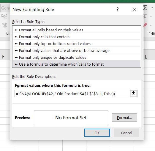How to Apply Conditional Formatting Based On VLookup in Excel