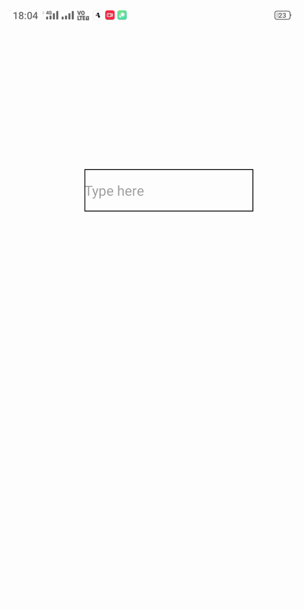 How to dismiss the keyboard in React native without clicking the return