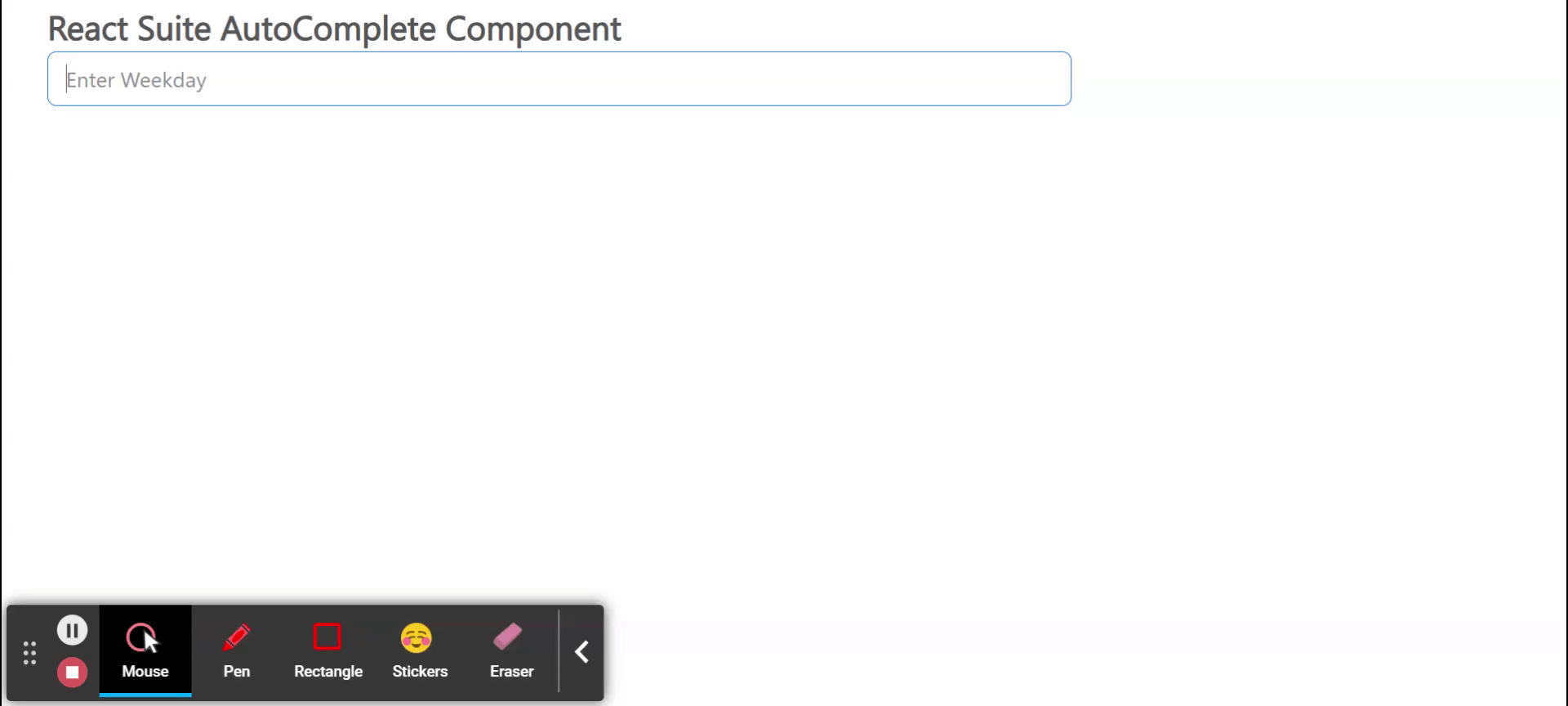 React Suite Component