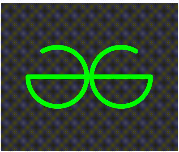 How to create logo using p5.js ?