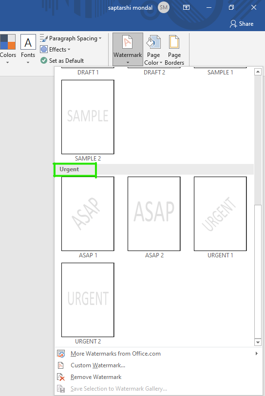 How to Add a Watermark in Microsoft Word?