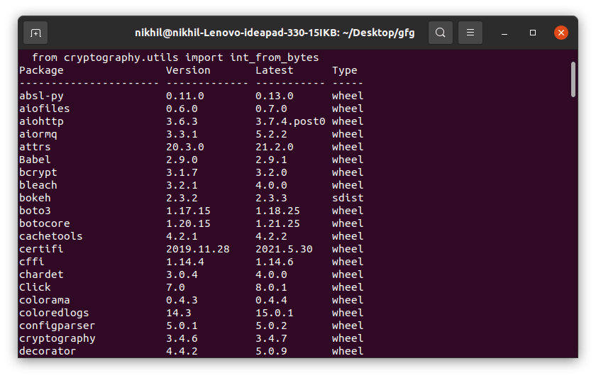 PIP de Python Barcelona Geeks