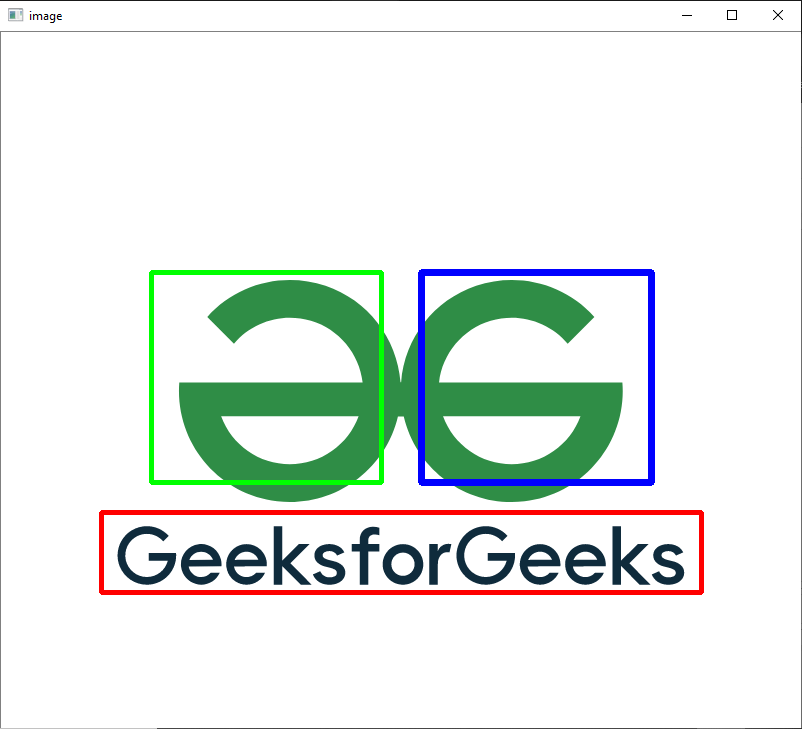 Draw Multiple Rectangles in Image using PythonOpencv