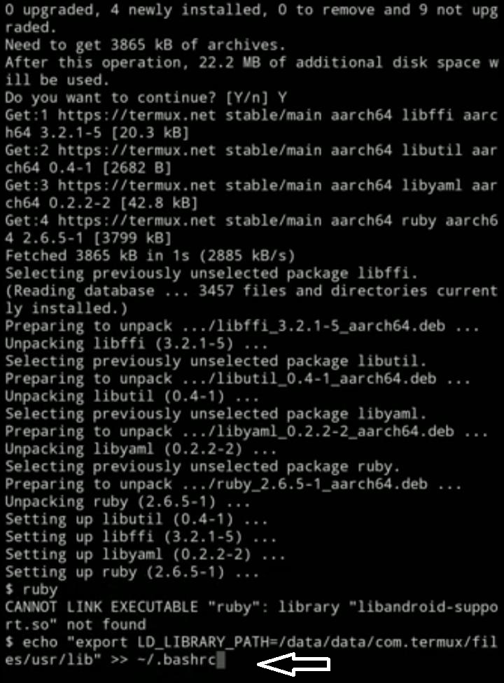 How to Install Ruby on Termux?