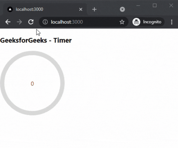 How to add Timer in Next.js ?
