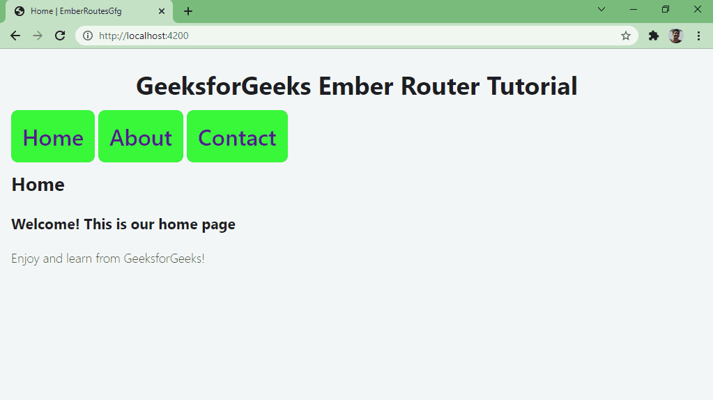 Routeur Ember.js StackLima