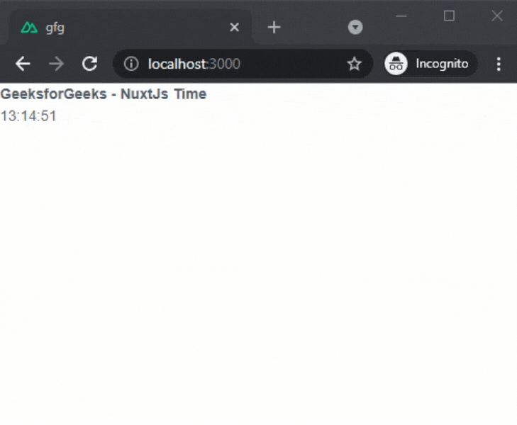 ¿Cómo mostrar la hora en NuxtJS? Barcelona Geeks