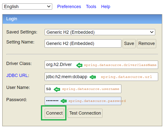 Spring Boot H2 Database
