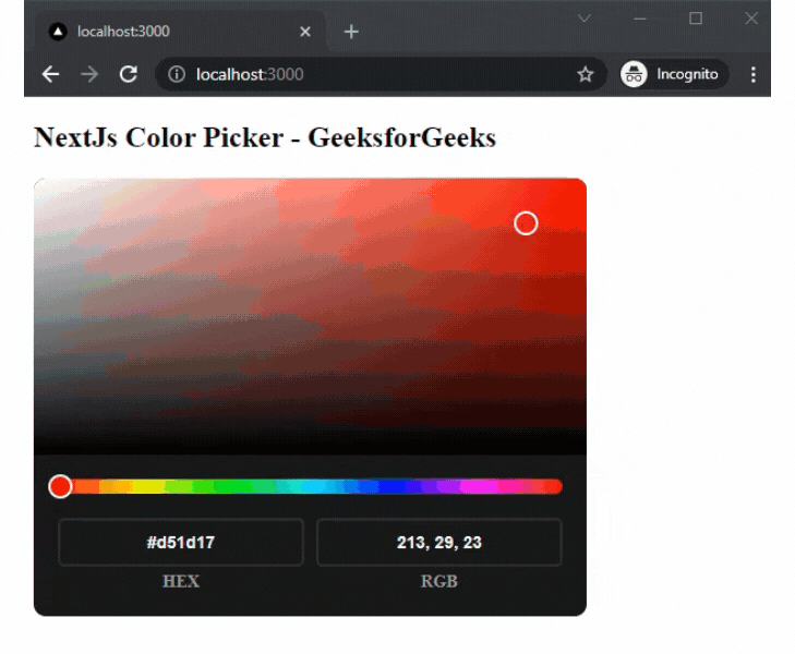 ¿Cómo agregar Color Picker en NextJS? Barcelona Geeks