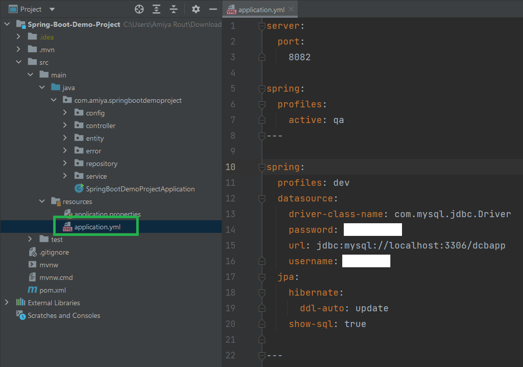 Spring Boot archivo application.yml/application.yaml Barcelona Geeks