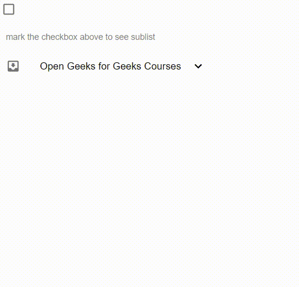 Material UI List using React.js