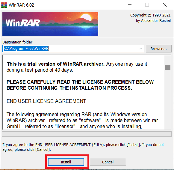 How to Install WinRAR on Windows?