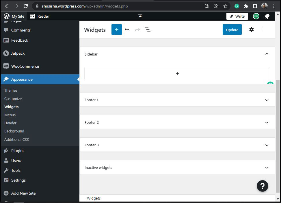 How to Add Widgets in WordPress ?