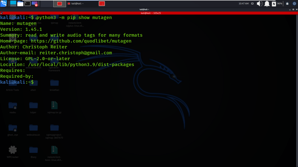 VerifyingMutagenpackageinstallation