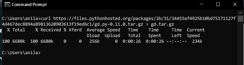 How to Install pygd module on Windows?