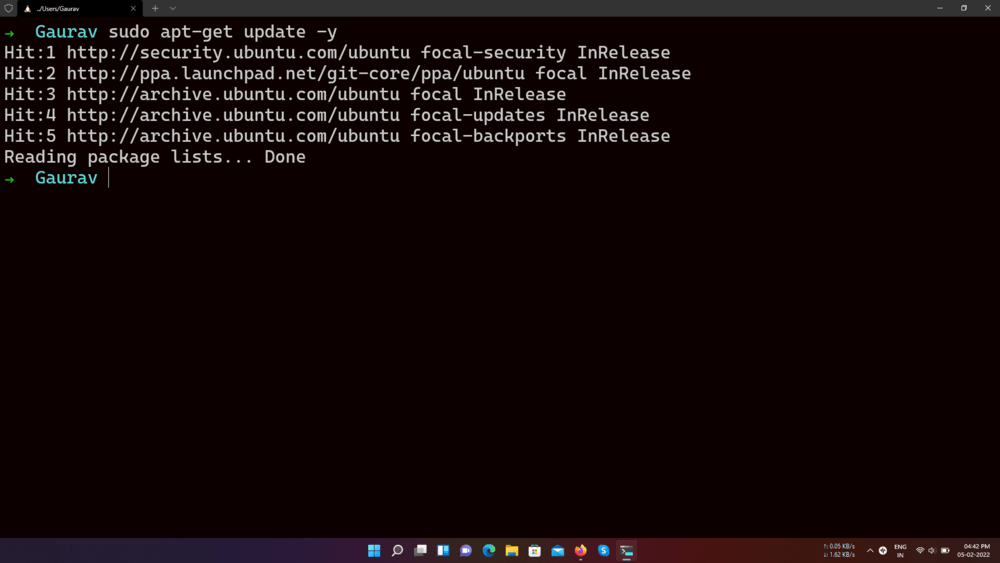 How to Install Git on Windows Subsystem for Linux
