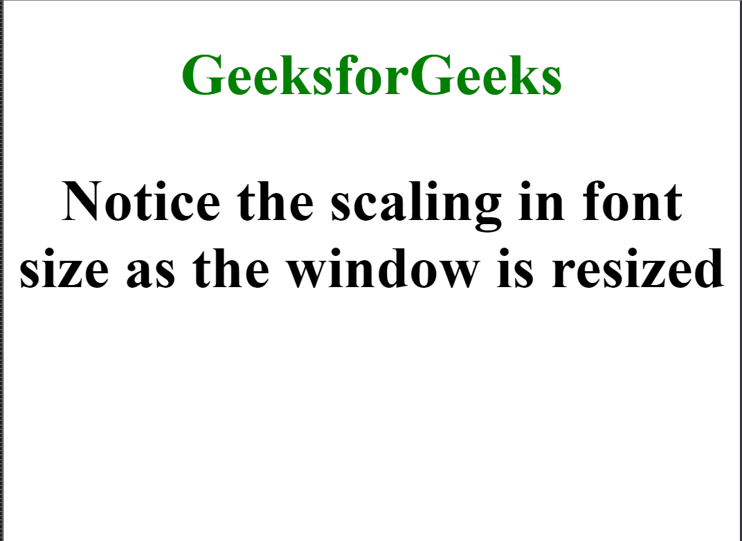 How to make fontsize that expands when we resize the window using jQuery ?