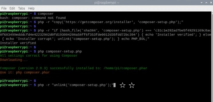 How to Install PHP Composer on Raspberry Pi?