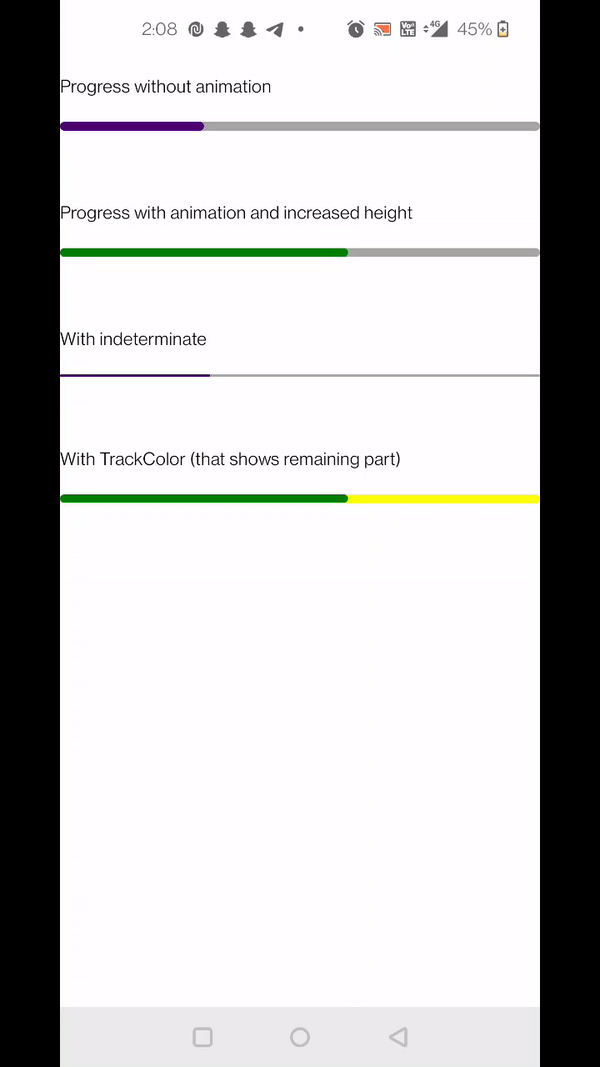 React Native Animated ProgressBar