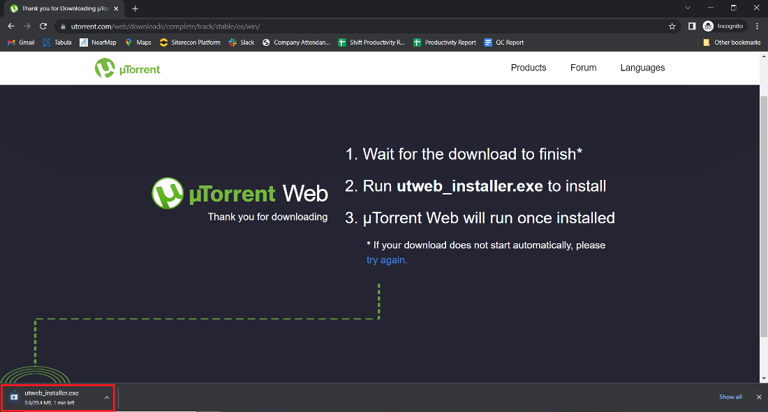 How to Install uTorrent  on Windows?