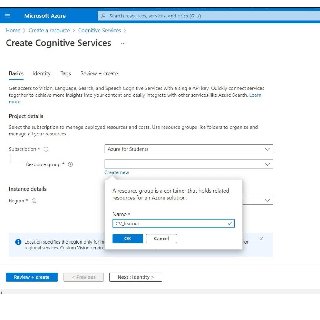 Microsoft Azure Computer Vision Service