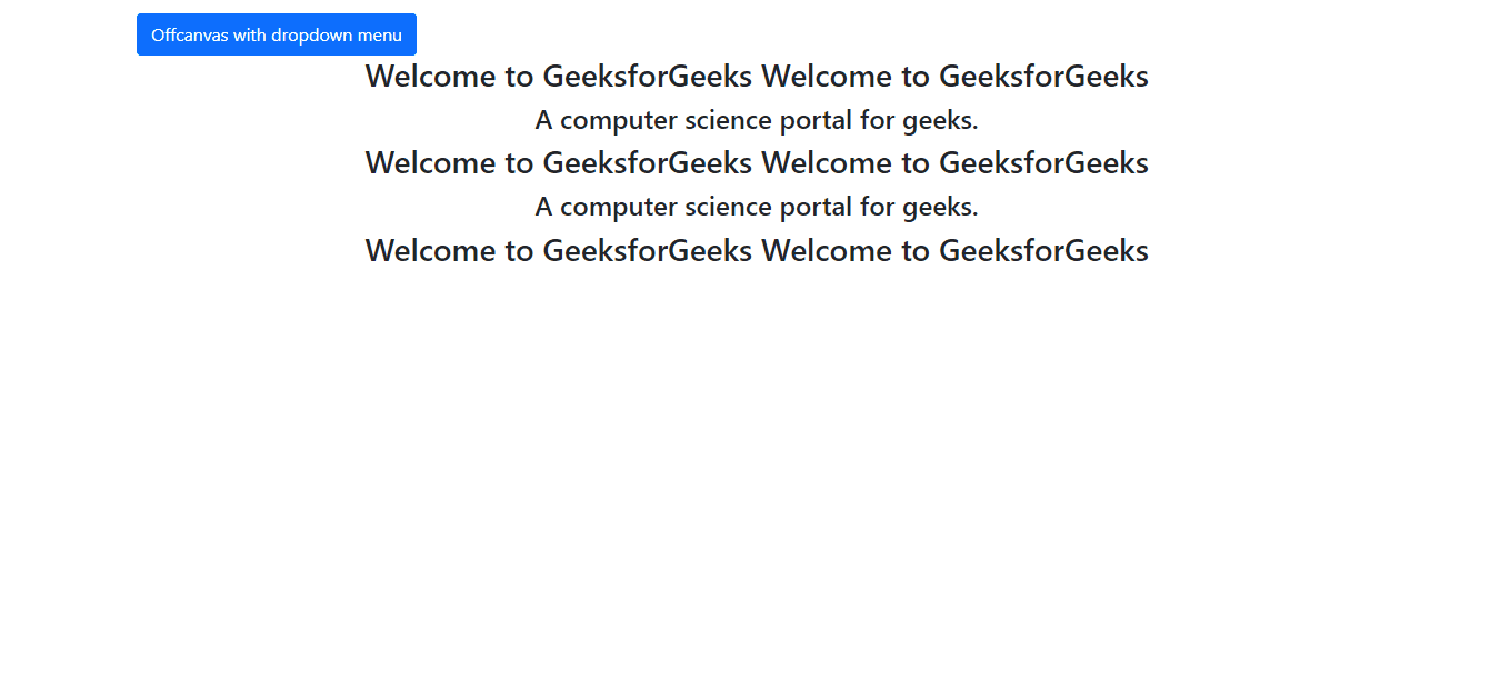 Bootstrap 5 Offcanvas 码农参考