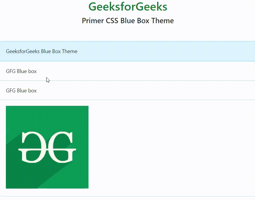 Thème CSS Blue Box StackLima