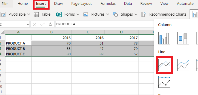 How to Plot Multiple Lines on an Excel Graph? | GeeksforGeeks