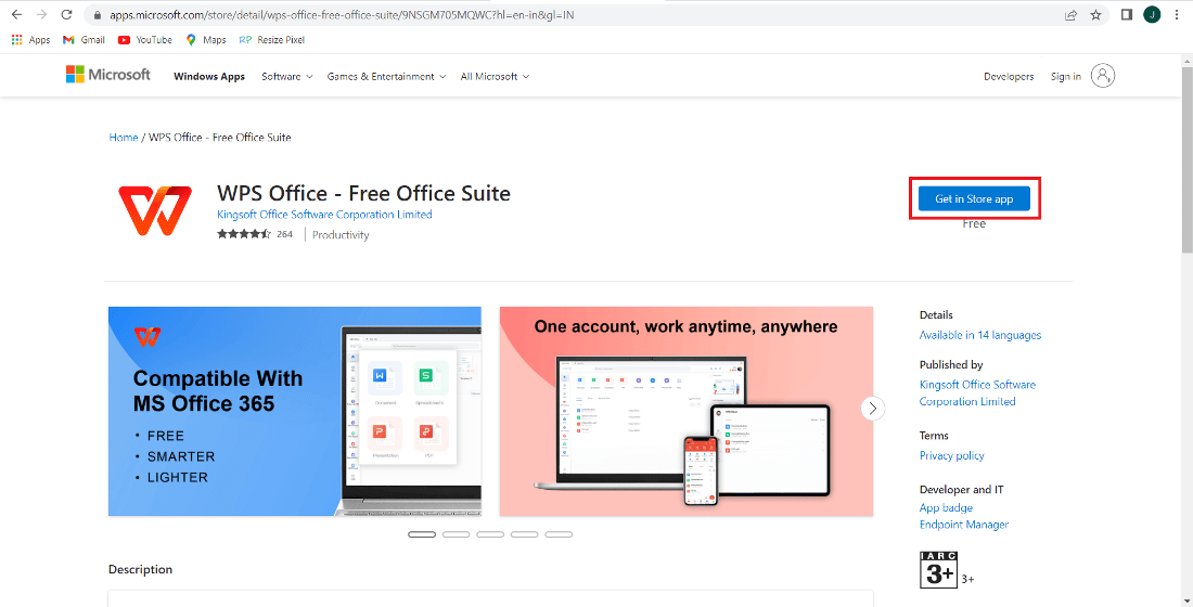 Download and Install WPS Office on Windows PC