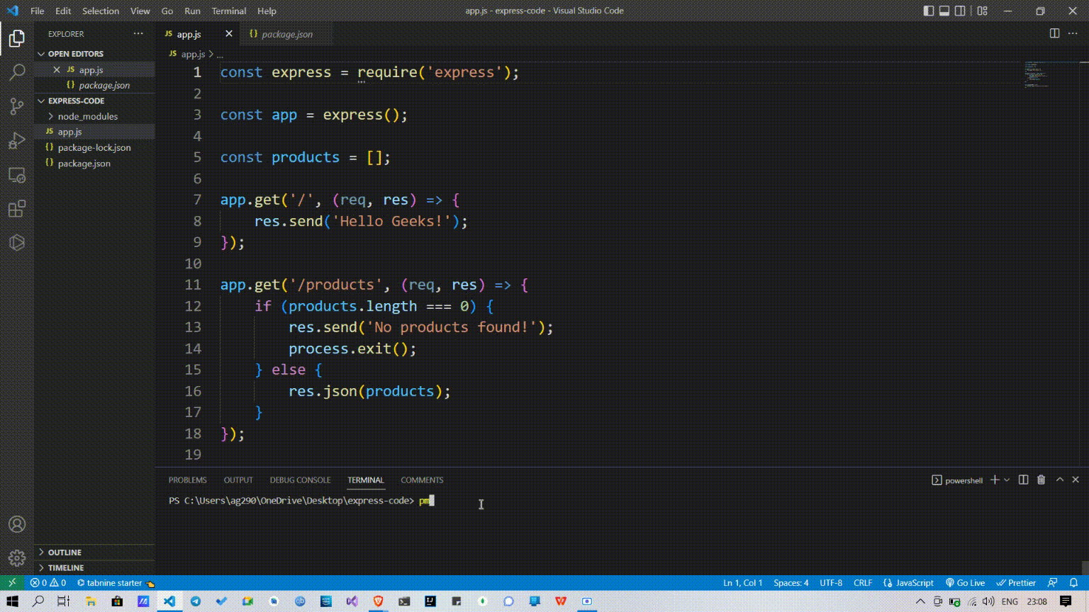 How to restart Node.js application when uncaught exception happen