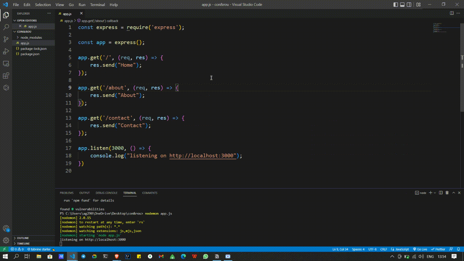 How to Separate Routers and Controllers in Node.js ?