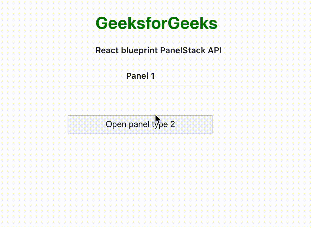 React.js 蓝图面板栈组件 码农参考