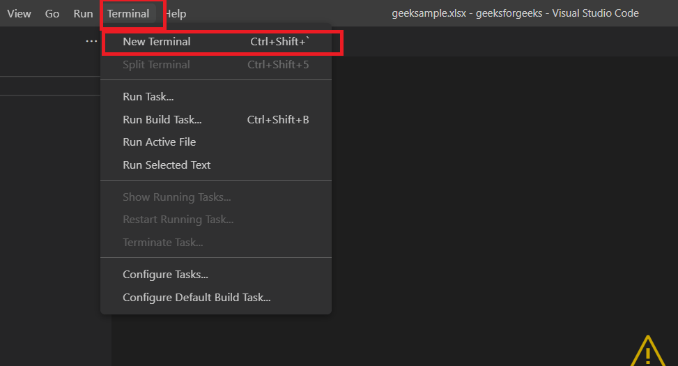 How to Create a File in VSCode using Terminal?