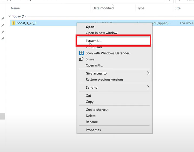 How to Install C++ Boost Libraries on Windows?
