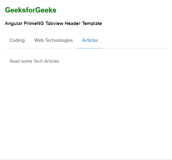 Angular PrimeNG TabView Header Template