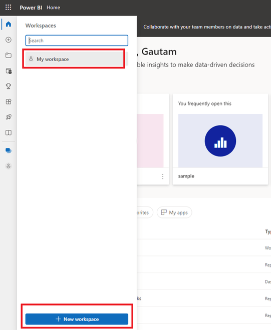 Power BI How to Create Workspace?