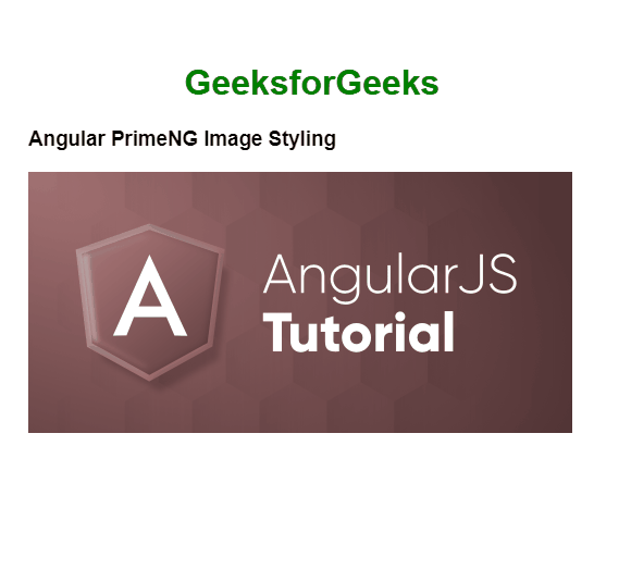 Angular PrimeNG Image Styling