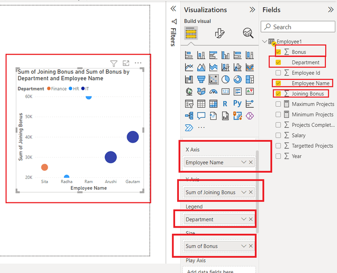 Power BI Format Scatter Chart