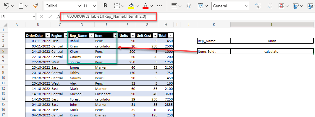 How to VLOOKUP to Return Multiple Values in One Cell in Excel 