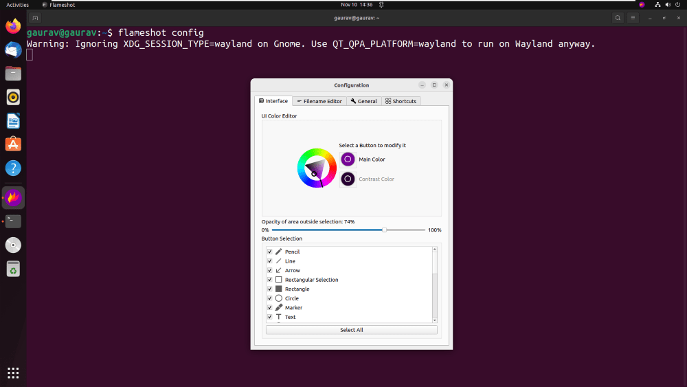 How to Install Flameshot Screenshot Tool in Ubuntu