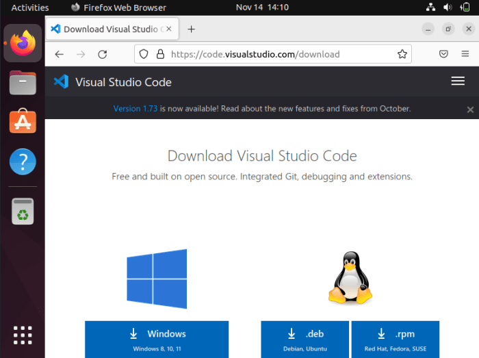 How to Download and Install Visual Studio Code on Ubuntu? - GeeksforGeeks Thriftway near me