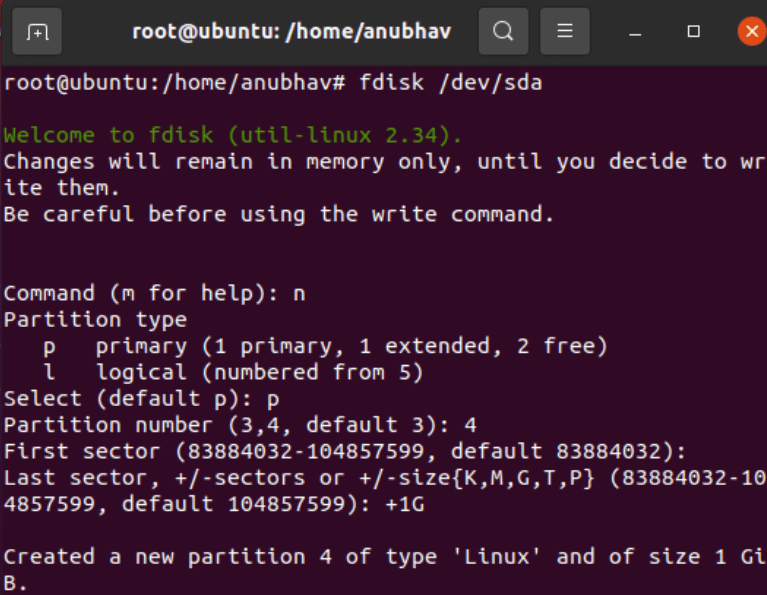 How to install and format a partition with the Btrfs on Ubuntu