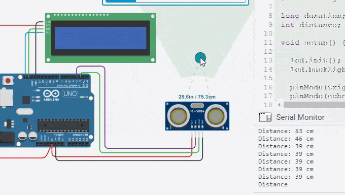 Distance measurement using Ultrasonic sensor and Arduino - GeeksforGeeks