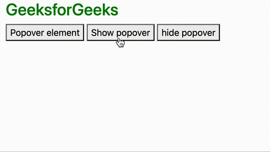 Bootstrap 5 Popovers Methods