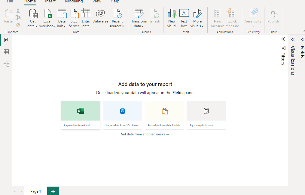 Card Visualization in Excel Power View